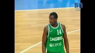 Zalgiris Kauns - Kinder Bologna -  1999 - Euroleague Final - 8 three points