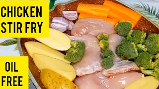 Super Quick Stir Fry Broccoli and Carrot With Chicken|Chicken with Broccoli Recipe By Sana Akbar|