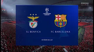 FIFA22 | FIFA FORECAST | UEFA CHAMPIONS LEAGUE |SL BENFICA - BARCELONA | 29/09/2021