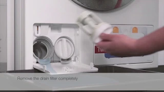 How to access and clean the drain filter and pump of all Miele Washing Machines