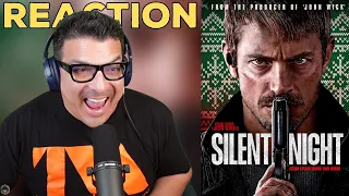 SILENT NIGHT (2023) Official Trailer REACTION!! | John Woo | Joel Kinnaman | Lionsgate