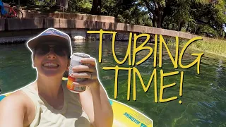 WE GO TUBING ON THE SAN MARCOS RIVER // Fun times with friends on the river // Austin, TX day-trip