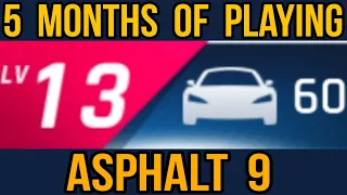 5 months of playing ASPHALT 9