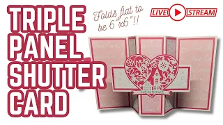 🔴 Triple Panel Shutter Card | Livestream