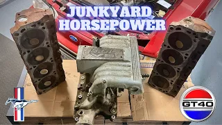 Junkyard GT40 Heads & Intake upgrade for your Foxbody Mustang 5.0