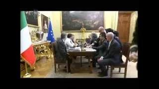 Le consultazioni di Matteo Renzi. M5S (streaming)