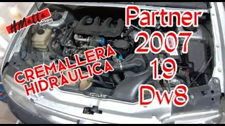 CÓMO SACAR LA CREMALLERA HIDRÁULICA DE UNA PARTNER 1.9 Dw8 2007. HMatta Oficial.