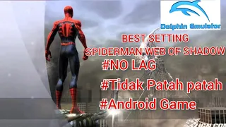 SPIDERMAN WEB OF SHADOW WII SETTING NO LAG DOLPHIN ANDROID