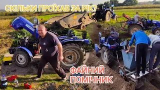 Кінець сезону! Перша заміна масла. скільки проїхав годин трактор Кентавр 404