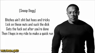 Dr. Dre - Bitches Ain't Shit ft. Tha Dogg Pound, Jewell & Snoop Dogg (Lyrics)