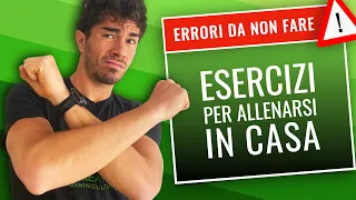 Allenarsi a casa per la corsa: ERRORI ed ESERCIZI da NON fare