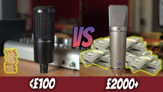 Neumann U87 vs Audio Technica AT2020. Is There A £2000 Difference In The Sound On Vocals??