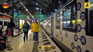 Frankfurt, Germany 🇩🇪 | Walking in Hauptbahnhof (Central Station) | Dec 2023