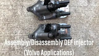 Assembly/Disassembly DEF injector (Volvo applications).