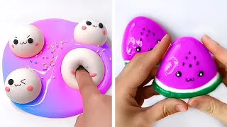 4 Hour Oddly Satisfying Slime ASMR No Music Videos - Relaxing Slime 2022