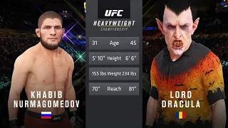 Khabib vs. Lord Dracula - EA Sports UFC 4 - Halloween Fight 🎃