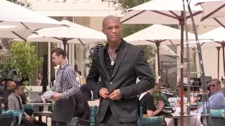 EXCLUSIVE : Jeremy Meeks and Andreea Sasu on their way to 2019 Cannes red carpet