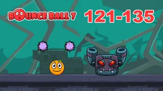 Bounce Ball 7: Red Bounce Ball Adventure Levels 121-135 walkthrough