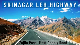 Leh Ladakh To Srinagar Road Trip | Zojila Pass | Kargil War Memorial | Drass | Kashmir | Nexon AMT