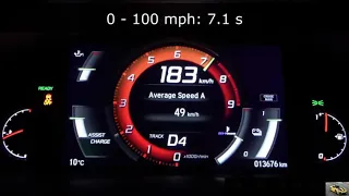 Honda NSX 0-200 + kmh Acceleration