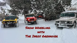 Off-Roading Fun in the Blizzard: Inos Grenadier Adventure