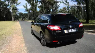 2015 Peugeot 508 GT Touring HDi 0-100km/h & engine sound