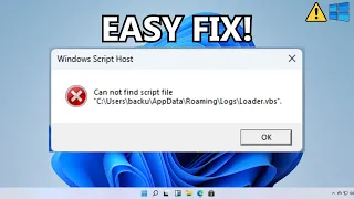 How to Fix Windows Script Host Loader.vbs Error (2023)