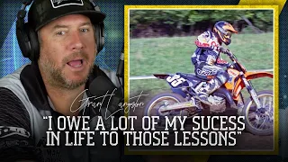 "My dad would build my competitors engines for them" - GL on life lessons learned from motocross!