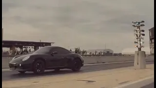 2020 Tesla Model 3 LR with Acceleration Boost vs 2006 Porsche GTS , 1/4 mile