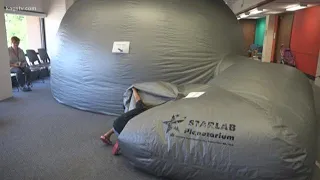 Starlab Planetarium makes stop at Mounce Public Library in Bryan