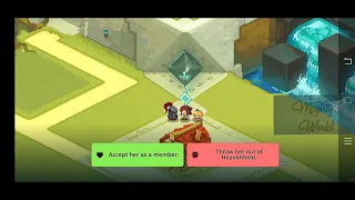 Guardian tales - This happens if you don't accept Free hero Loraine (world 1).