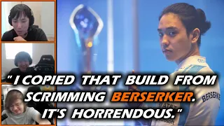 Doublelift copied Berserker's AP Kai'Sa build in his playoff match and regrets it.