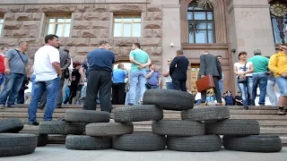 В Киеве предприниматели обещают вынести Кличко и подрались с милицией