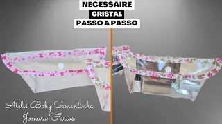 Necessaire plastico cristal passo a passo