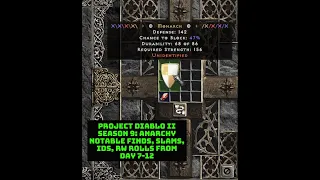Project Diablo II | Season 9: Notable finds + IDs from days 7-13 of Anarchy