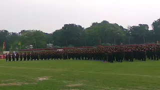 Full Oath Taking Ceremony at IMA. Army Song 'Kadam Kadam Bdaye Ja' IMA POP June 2018