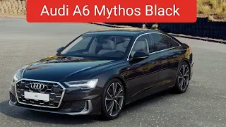 New Audi A6 C8 Mythos Black 2024 Facelift - The Epitome of Luxury with Beige Interior