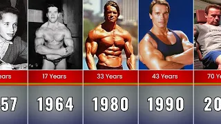 Arnold Schwarzenegger Transformation (from 1 to 76 years old) I Data Comparison