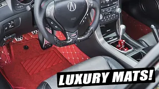 NEXT LEVEL CUSTOM FITTED CAR MATS FOR THE TL | EASY INTERIOR MOD!