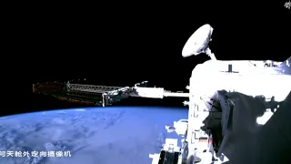 中国空间站问天实验舱从发射、对接到航天员开启舱门进入混剪回顾