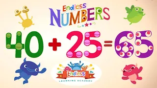 Endless Numbers 65 | Learn Number Sixty-five | Fun Learning for Kids