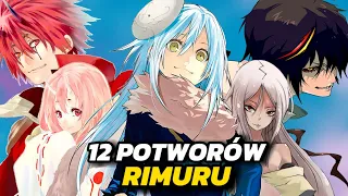 12 STRAŻNIKÓW Rimuru i Ich MOCE - Tensura