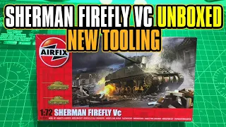 Airfix Sherman Firefly Vc Tank 1/72 Scale New Tool 2021 Unboxing A02341
