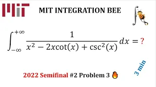 MIT Integration Bee 2022: Problem 3 Semifinal 2 [EXTREMELY HARD]