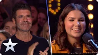 Music is Sirine’s vision in BEAUTIFUL and INSPIRATIONAL performance | Auditions | BGT 2020