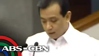 Trillanes hits Enrile in privilege speech