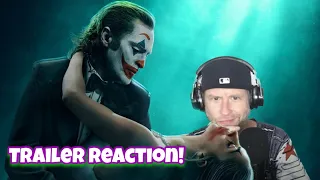 JOKER 2: FOLIE a DUEX | TRAILER REACTION! Joaquin Phoenix. Lady Gaga. Todd Phillips directed.