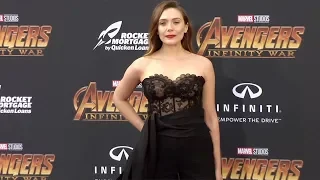 Elizabeth Olsen “Avengers: Infinity War” World Premiere Purple Carpet