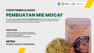 MODUL PEMBELAJARAN DIGITAL PRODUKSI MIE BEBAS GLUTEN DARI TEPUNG SINGKONG TERMODIFIKASI MOCAF