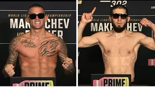 UFC 302 OFFICIAL WEIGH-INS: Islam Makhachev vs Dustin Poirier